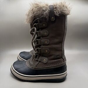 Sorel Boots JOAN OF ARCTIC Tall Brown WATERPROOF Fur Top SZ 7.5 US #2429-246
